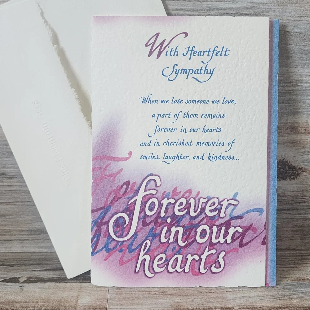 Blue Mountain Arts Sympathy Greeting Card Jason Blume Forever In Our Hearts